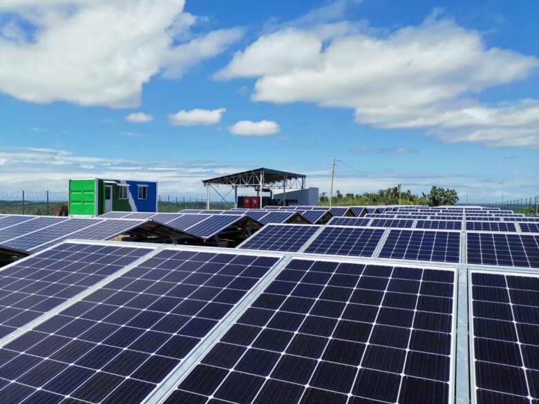 Hybrid solar power plant of a mining company in Madagascar