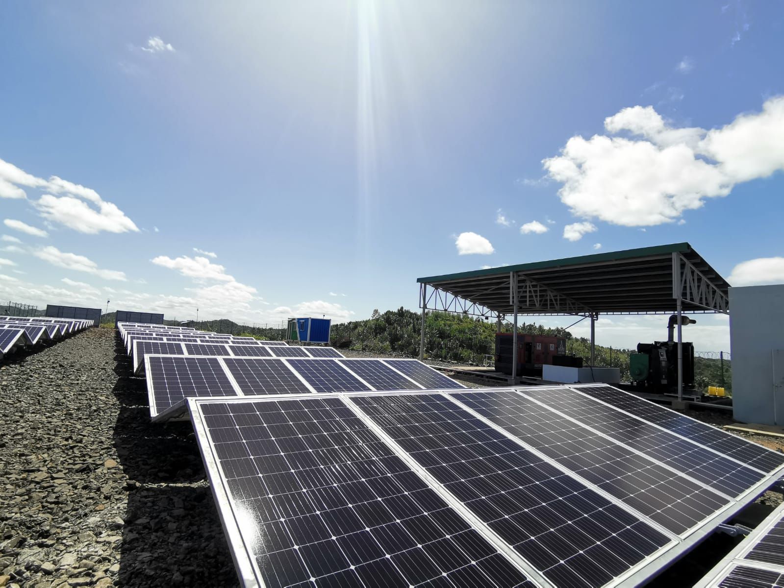 Hybrid solar power plant of a mining company in Madagascar 2