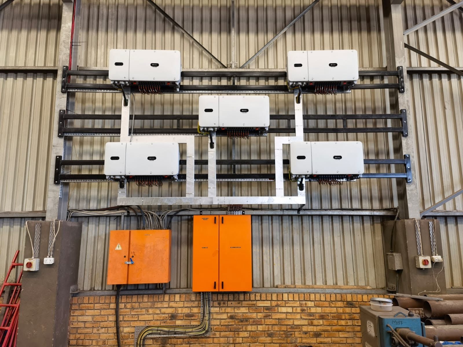 Solar, battery, diesel integration of a tools manufacturer in South Africa 2