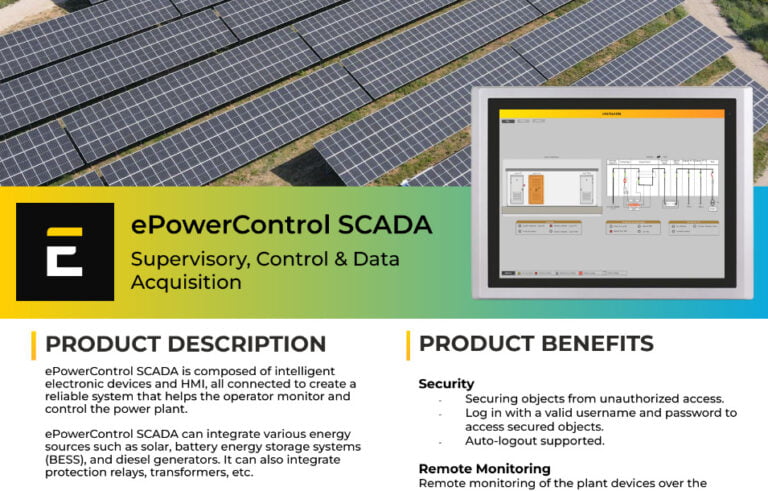 ePowerControl SCADA Datasheet
