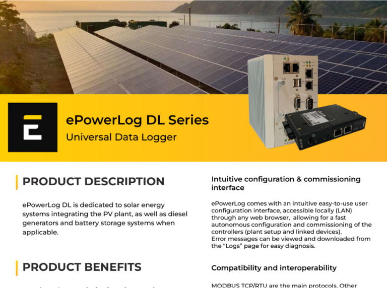ePowerLog Datasheet