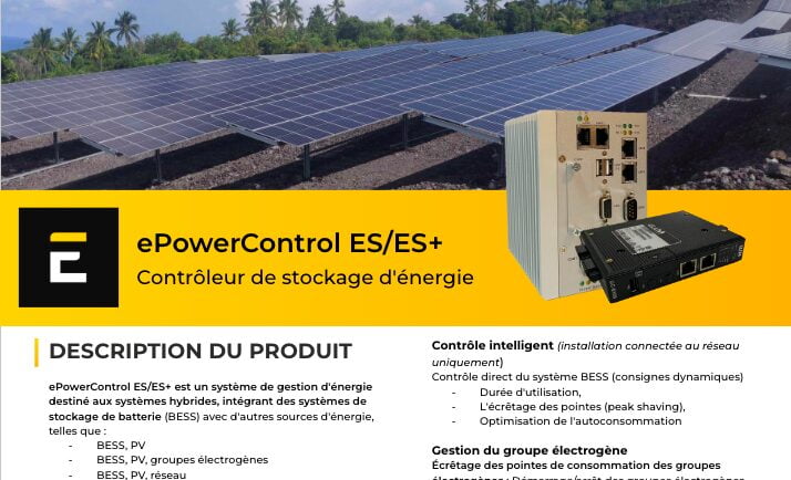 VFR ePowerControl ES Datasheet