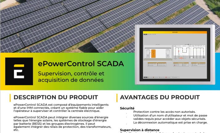 VFR ePowerControl SCADA Datasheet