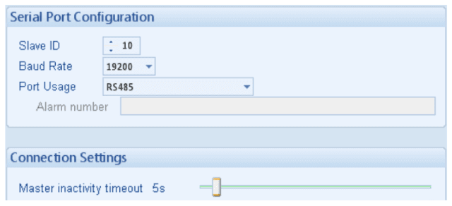 DEEPSEA SERIAL PORT CONFIG