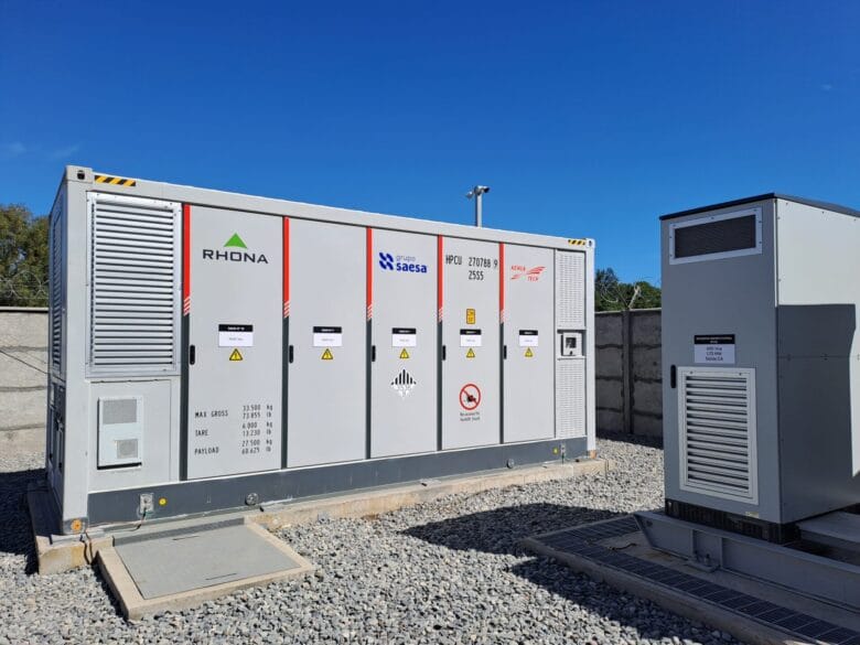 BESS utility scale solar project in Chile - Batteries