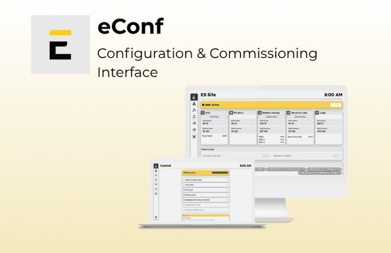eConf user manual download button